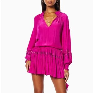 RAMY BROOK XL HOT PINK MINI DRESS